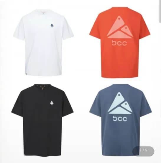 블랙야크 공용 클라이밍 로고 반팔티