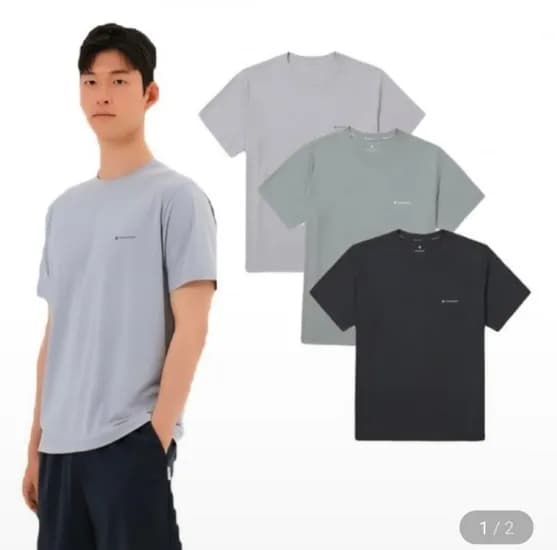 스노우피크 남성 델타 퀵드라이 반팔 티셔츠 3개