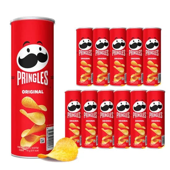 프링글스 110g x12개 (티멤 16,840원/무료)