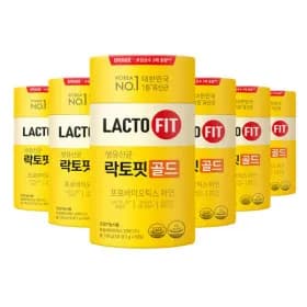 락토핏 골드 50포 6통 300일분