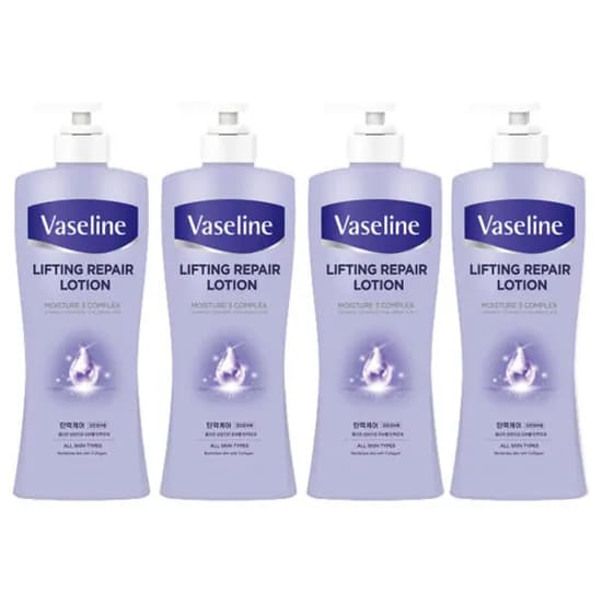 바세린 바디로션 리프팅 리페어, 450ml, 4개 (17,310원/무료)