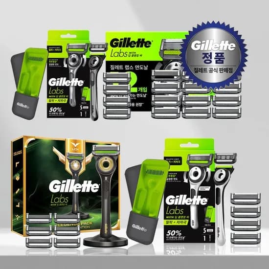 질레트 딥클렌징바 면도기+면도날 7입 외 면도날 총16입 (40,770원~/무료)