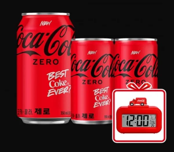 코크제로 90CAN X60캔+ 코크제로 350CAN X24캔+탁상시계 외2종(33018원/무료)1