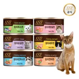ANF 고양이 간식캔 8개씩 골라담기 총 24개 (카드 20,760원/무료)