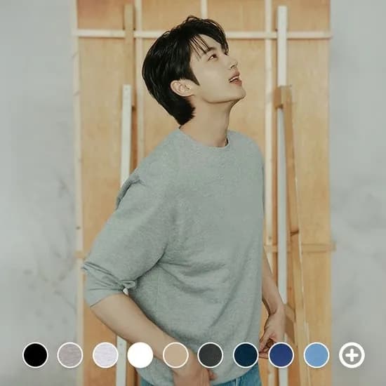 지오다노 라운드넥 맨투맨 (5,930원/무배)1