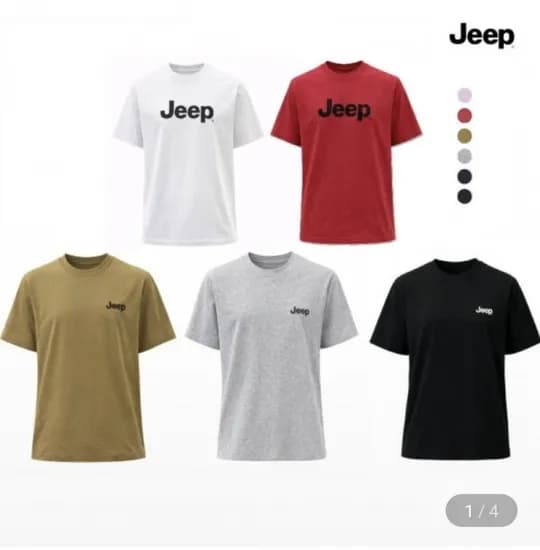 지프 2년 신상 남여공용 로고 티셔츠 2종택1 (21,650원/무료)6