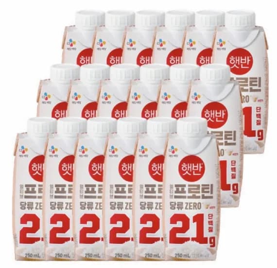 CJ 얼티브 프로틴 쌀밥맛 250ml 18개 (15,900원/무료) 스마일페이 14790원