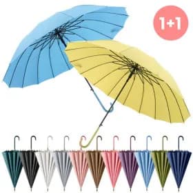 +1 파스텔 원터치 장우산 고리형(12,180원/무료)1