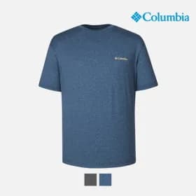 컬럼비아 남성 기능성 퀵 하이크 백그래픽 반팔 티셔츠