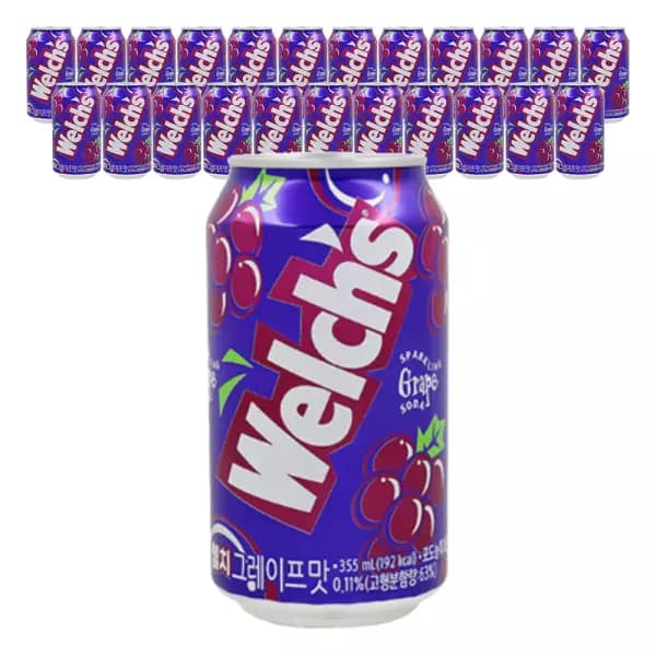 웰치스 제로 포도, 355ml, 4개(티멤 11,840원/무료)2