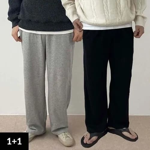 1+1 특양면 와이드 트레이닝팬츠 (25,690원/무료)