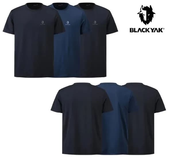 블랙야크 라운드 반팔티 3장