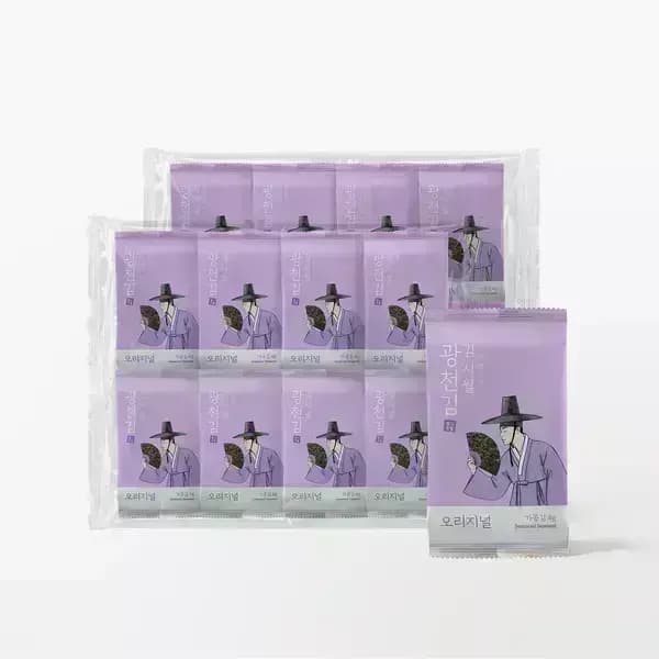 김시월 광천 재래 도시락김 4g, 3봉 (7,750원/무료)2