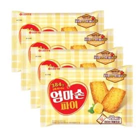 롯데웰푸드 엄마손파이 254g X4개 (3,000/무료)1