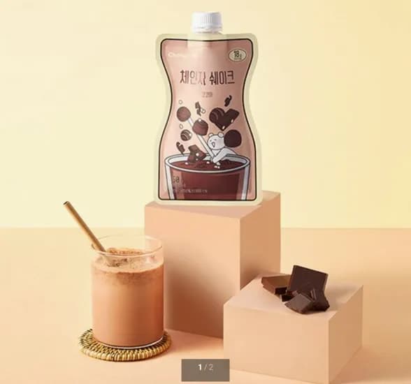 체인지핏 단백질 쉐이크 코코아 50g 15개 총 750g