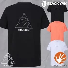 블랙야크 트레일러닝 공용 로고 반팔티