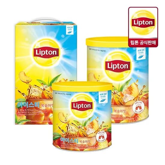 임박 립톤 제로슈거 아이스티 복숭아 60T 2개 (10,858원/무료)