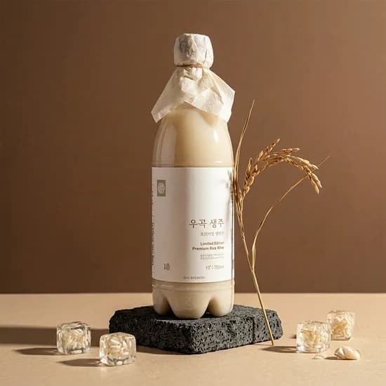 배혜정도가 우곡생주 생막걸리 10도 750ml 4병 무감미료