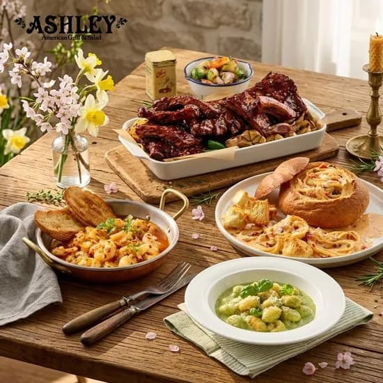 애슐리 스프링 가든 투움바빠네 폭립 세트