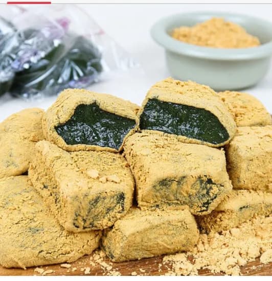 쑥 인절미 1kg(10개)+콩고물 150g (9,130원/무료)