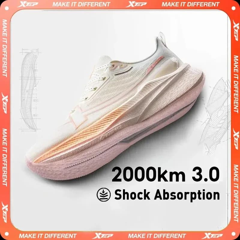 Xtep 2000km 3.0 44.9달러 Xtep 여성 운동화 원믹스 25.7달러