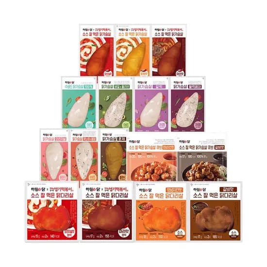 e닭 저염 수비드 닭가슴살 100g 10팩 16종 외 다양