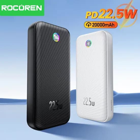 Rocoren 22.5w 20000mah 보조배터리