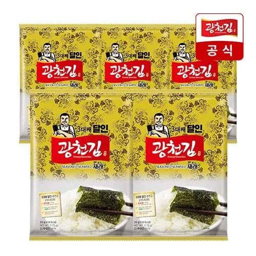 광천김 3대째 달인 재래 전장김 20g 5봉 외 다양 (6,720원~/무료)