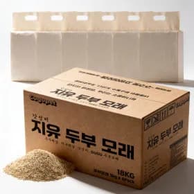 두부모래 18kg 극세입자 오리지널 무향 48L 응고(15,050원/무배)