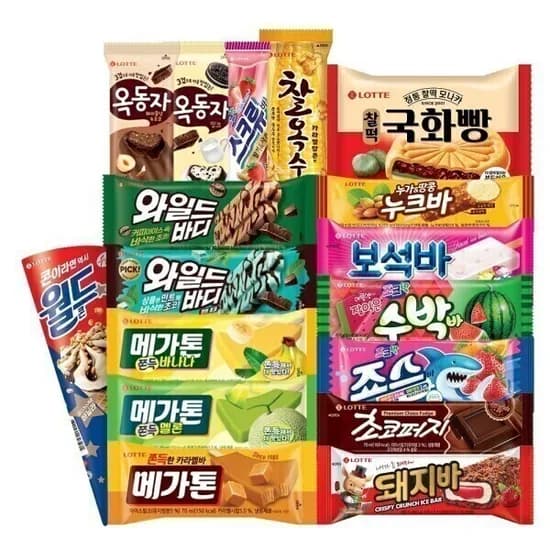 롯데 신상 인기 아이스크림 50개 골라담기 (23,880원/무료)