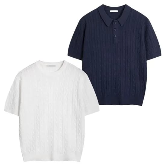 온쇼페 케이블 반팔니트 (15,460원/무배)