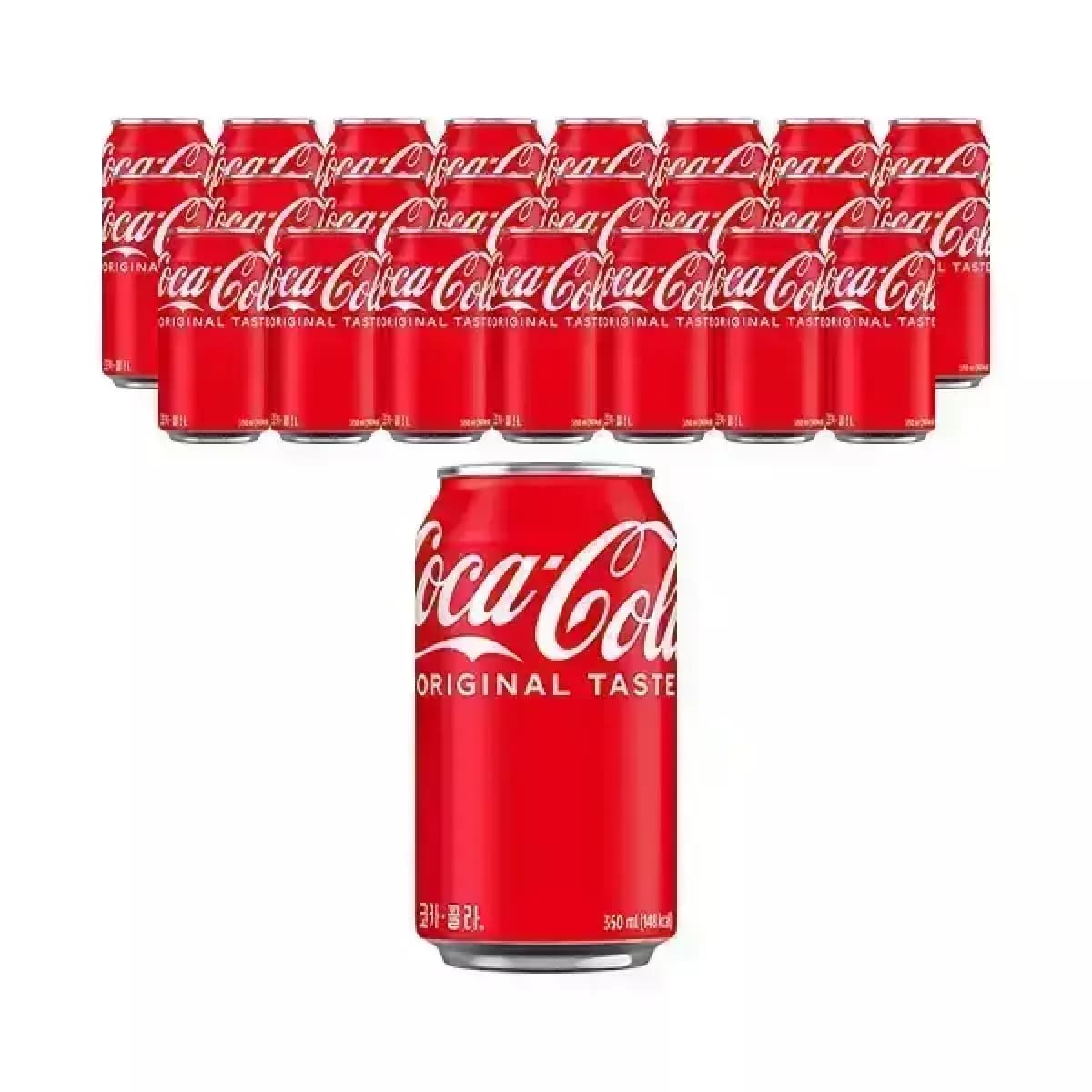 코카콜라 350ml, 4개(티멤 13,900원/무료배송)2