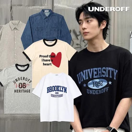 오버핏 크루넥 브루클린 반팔 티셔츠 (10,850원/무료)