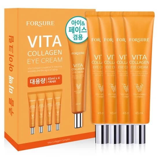 포슈어 미백 비타 콜라겐 아이크림 영양크림 45ml 4개 세트 (11,120원/무료)