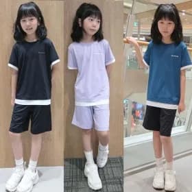 블랙야크키즈 레이어드 반팔+반바지세트 (23,100원/무료)