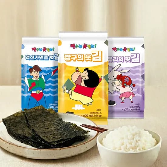 짱구 재래김 도시락김 4g 32봉 (8,160원/무료)