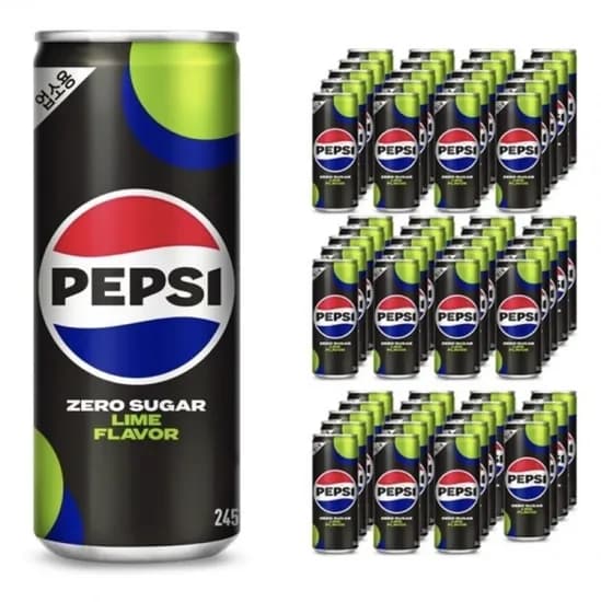 펩시 제로슈거 라임 245ml 60캔