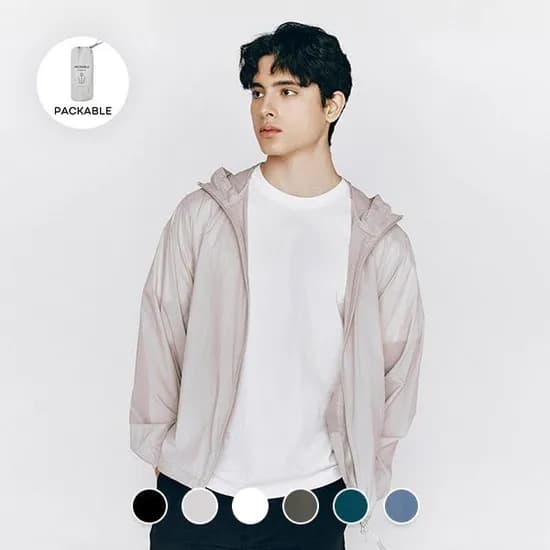 지오다노 나일론 초경량 패커블 윈드브레이커 (28,070원/무료)
