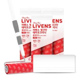 롱 와이드 테이프크리너 본체+밀대+리필 7입 10종세트 (12,900/무배)