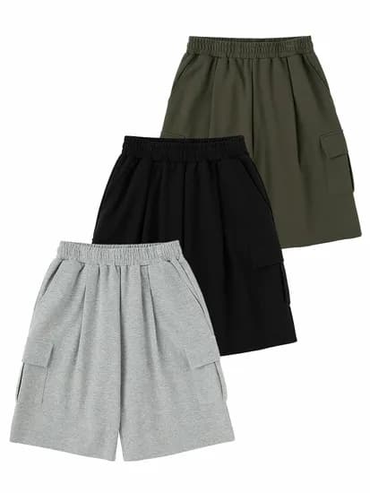 어반에이지 버뮤다 와이드 카고 스웨트 숏팬츠 2팩 3컬러 (24,882원/무료)