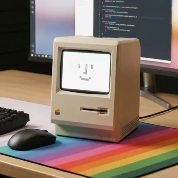 레트로 모니터 탁상용 전자시계 (30,600원/무배)