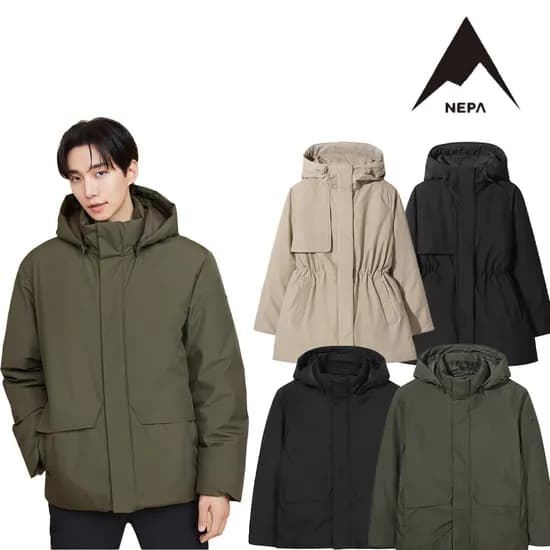 네파 남여 벤투스 윈드스토퍼 후디 구스다운자켓 (190,240원/무료)