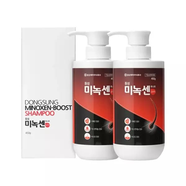 동성제약 미녹센부스트 샴푸 1+1 총900g (27,000원/무배)