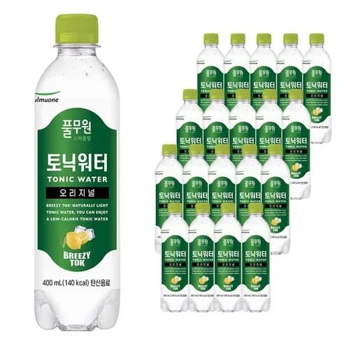 풀무원 브리지톡 스파클링 토닉워터 400ml 20개(5,990원/무배)