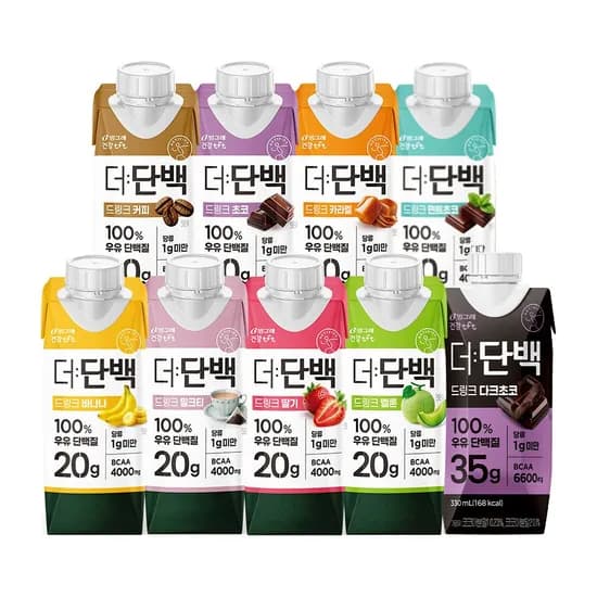 더단백 골라담기 36개. 18개 + 18개 (토스 41,140원/무배)