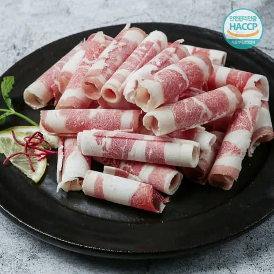 미국산 우삼겹 250g x 4팩 샤브/구이용 소포장 (14,900원/무료)