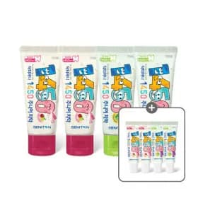제니튼 1450 고불소 주니어치약 60g (사과자두향2+샤인머스켓2) / 증정 : 미니치약 (사과자두2+샤인머스켓2) (24,910원/무료)