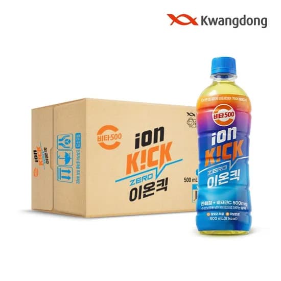광동 비타500 이온킥 제로 500ml 24입 (18,560원/무료)