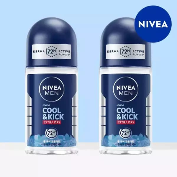니베아 맨 데오드란트 롤온 쿨 앤 킥 50ml 2개(11,790원/무료)