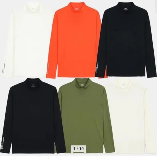 네파 남여 도노 아이스 쿨 하이넥 냉감 UV차단 라운드티셔츠 (2,930원/무료)6